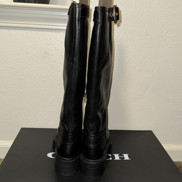 Coach Lilli Leather Boots - Picture 8 of 13